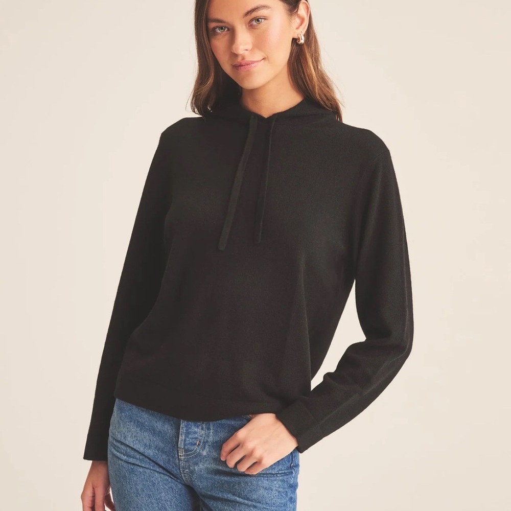 NAADAM Women's Black Essential Cashmere Hoodie